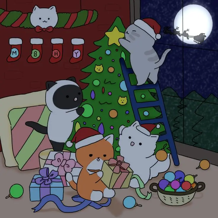 Tranh Tô Màu Giáng Sinh Tạo Dáng Vẻ Ngày Lễ Của Bạn 47