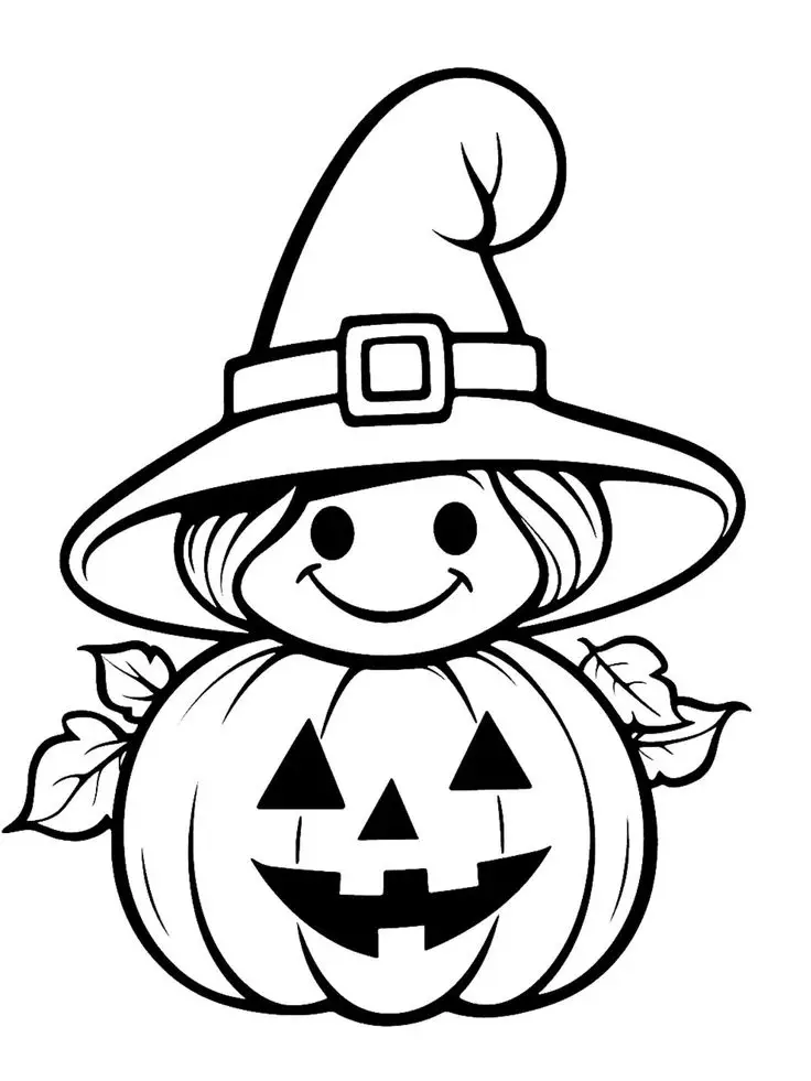 Tranh Tô Màu Halloween Cho Bé: 50 Hình Ảnh Để Tăng Cường Trí Tưởng Tượng 1