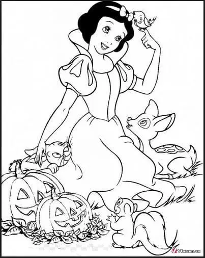 Tranh Tô Màu Halloween Cho Bé: 50 Hình Ảnh Để Tăng Cường Trí Tưởng Tượng 6