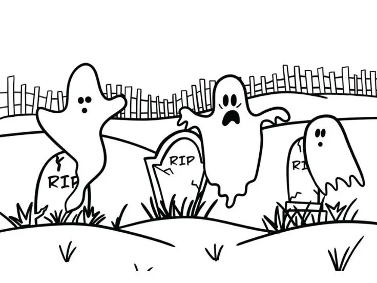 Tranh Tô Màu Halloween Cho Bé: 50 Hình Ảnh Để Tăng Cường Trí Tưởng Tượng 8