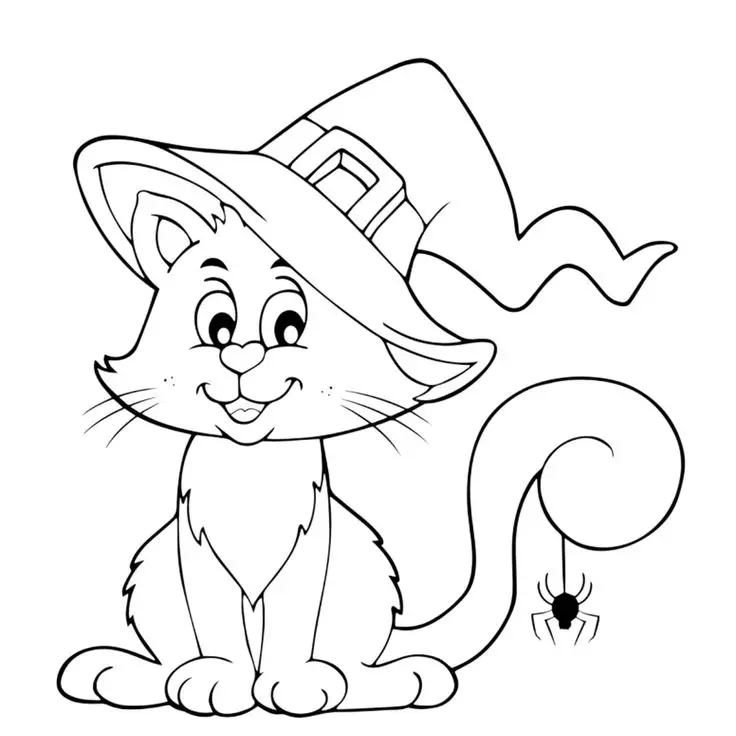 Tranh Tô Màu Halloween Cho Bé: 50 Hình Ảnh Để Tăng Cường Trí Tưởng Tượng 18