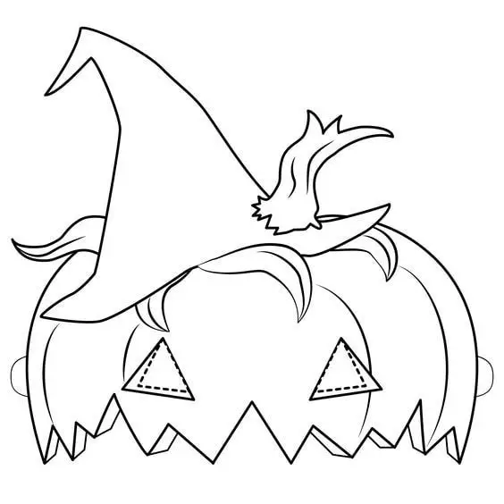 Tranh Tô Màu Halloween Cho Bé: 50 Hình Ảnh Để Tăng Cường Trí Tưởng Tượng 37