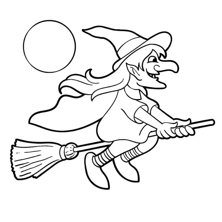 Tranh Tô Màu Halloween Cho Bé: 50 Hình Ảnh Để Tăng Cường Trí Tưởng Tượng 41