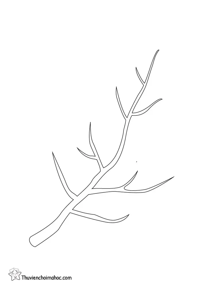 Tranh tô màu hoa đào – Tươi tắn cho ngày Tết 7