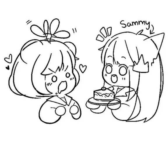 Tranh tô màu hoa đào – Tươi tắn cho ngày Tết 28