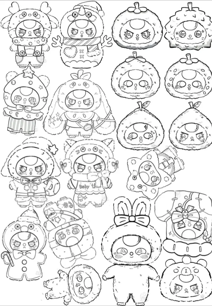 Tranh tô màu hoa đào – Tươi tắn cho ngày Tết 42