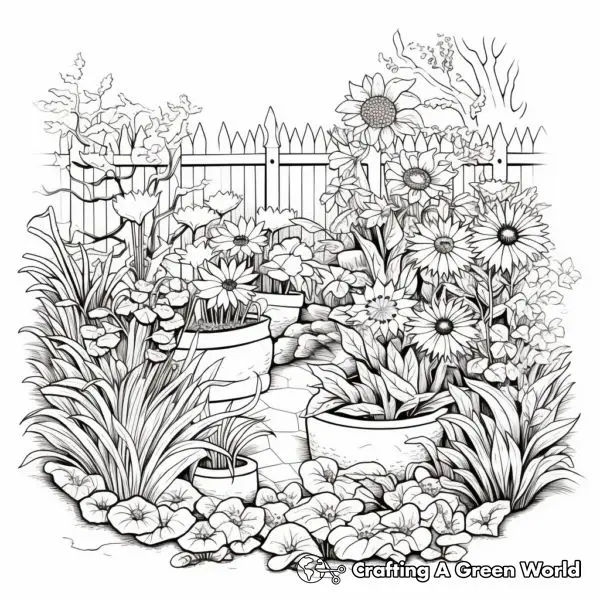 Tranh Tô Màu Hoa Cúc Ngọt Ngào 18