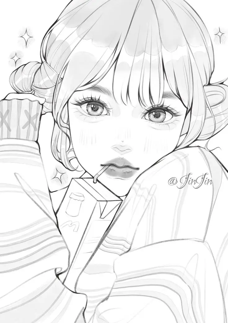 Tranh Tô Màu Hoa Cúc Ngọt Ngào 43