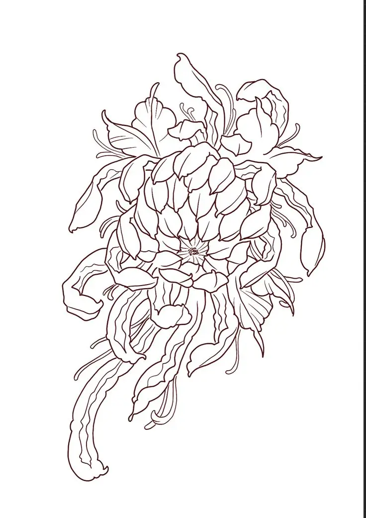 Tranh Tô Màu Hoa Cúc Ngọt Ngào 46