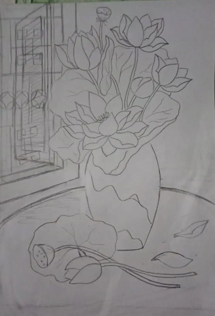 Tranh Tô Màu Hoa Cúc Ngọt Ngào 58