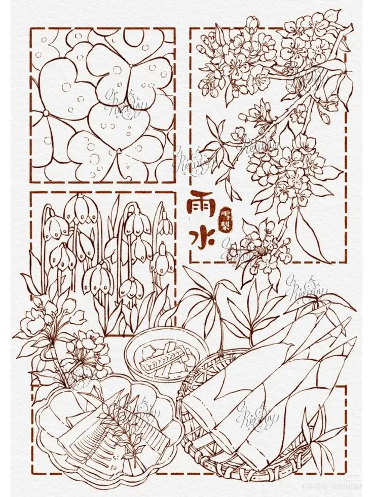 Tranh Tô Màu Hoa Sen Đẹp Để Giải Tỏa Căng Thẳng 10