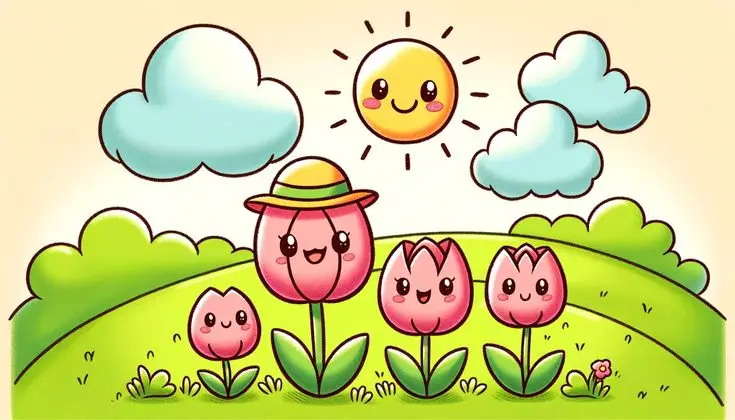 Tranh Tô Màu Hoa Tulip - Những Bông Hoa Rực Rỡ 41