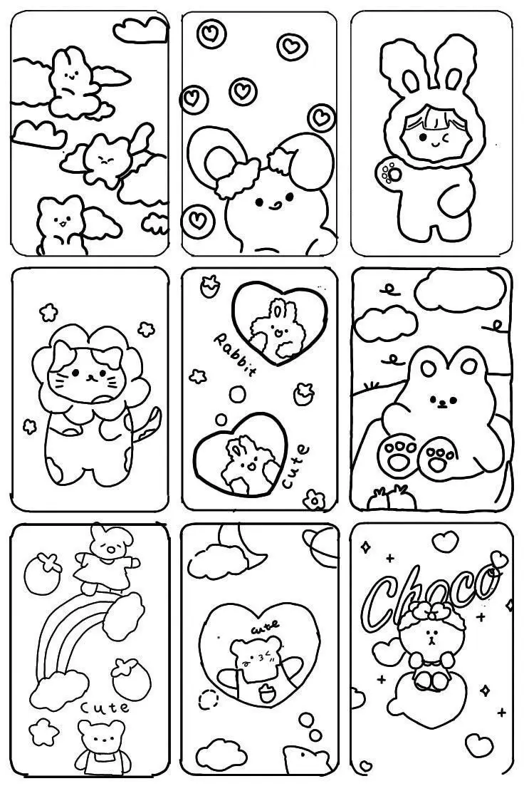 Tranh Tô Màu Khung Log Cute: 50 Mẫu Thiết Kế Đáng Yêu 59