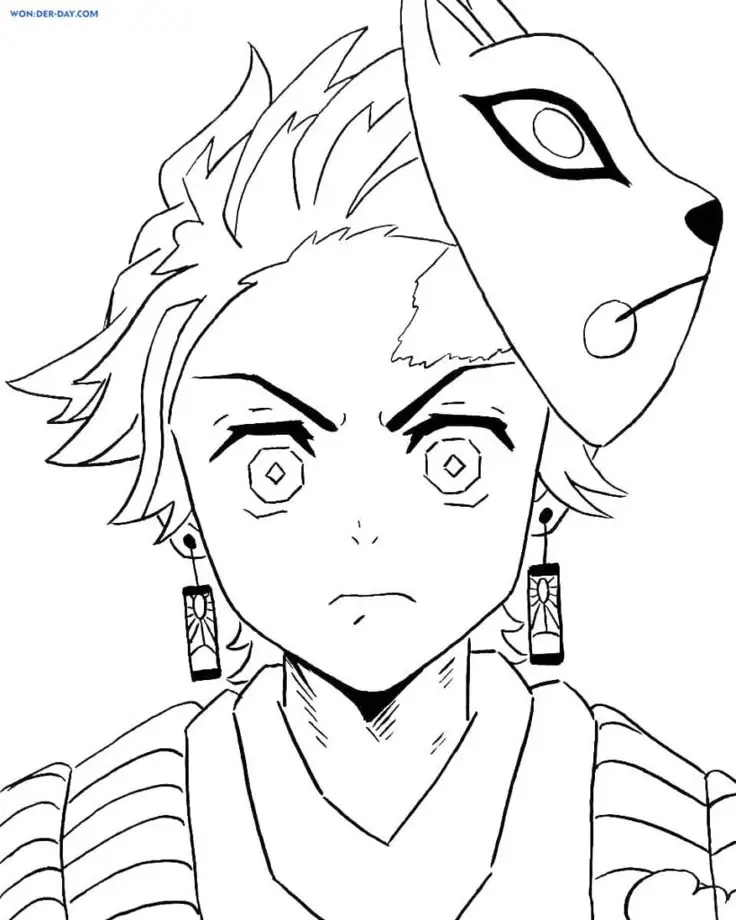 Tranh Tô Màu Kimetsu Yaiba - Hình Ảnh Anime Đẹp 20
