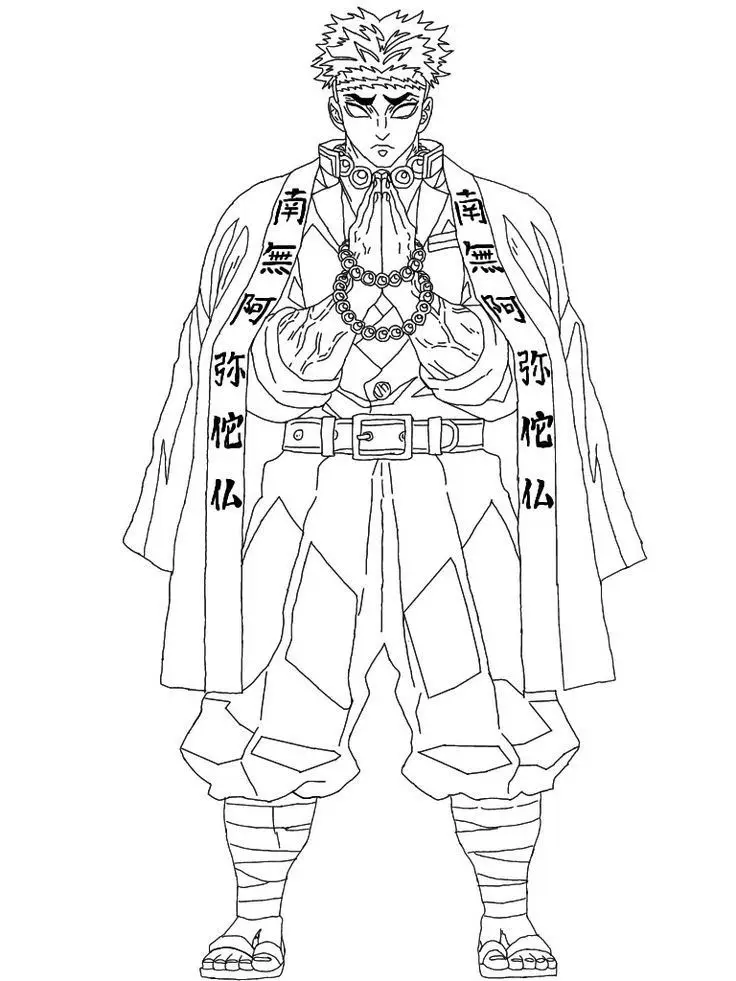 Tranh Tô Màu Kimetsu Yaiba - Hình Ảnh Anime Đẹp 57