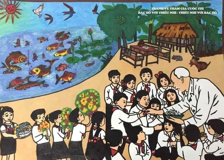 Tranh Tô Màu Lăng Bác Hồ - Ký Ức Lịch Sử Qua Những Bức Tranh 38