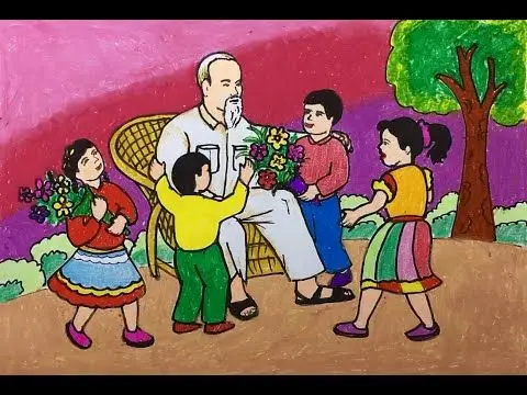 Tranh Tô Màu Lăng Bác Hồ - Ký Ức Lịch Sử Qua Những Bức Tranh 58