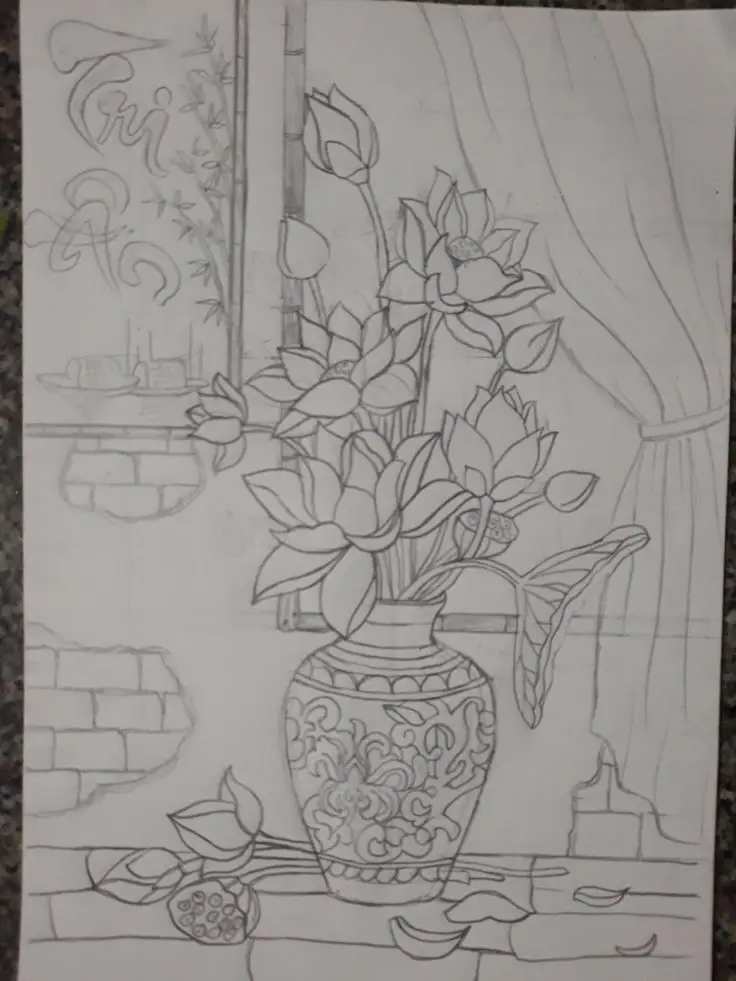 Tranh Tô Màu Lọ Hoa: Khơi Dậy Tính Sáng Tạo Với 100 Hình Ảnh 21