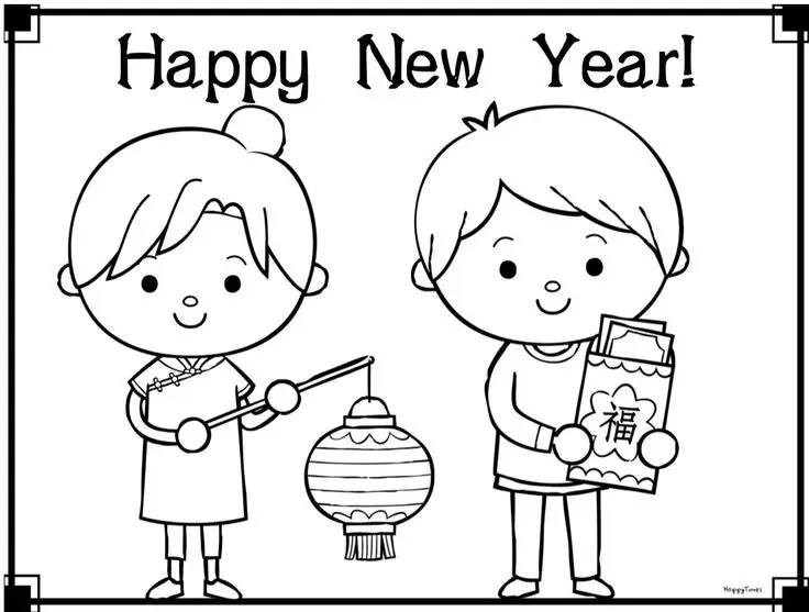 Tranh tô màu mâm ngũ quả ngày Tết: Giới thiệu văn hóa truyền thống 20