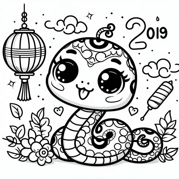 Tranh tô màu mâm ngũ quả ngày Tết: Giới thiệu văn hóa truyền thống 27