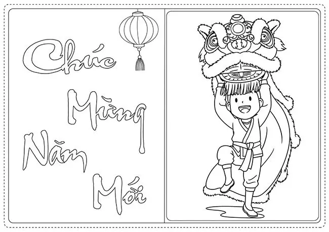 Tranh tô màu mâm ngũ quả ngày Tết: Giới thiệu văn hóa truyền thống 46