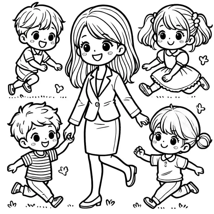 Tranh tô màu mầm non: Sáng tạo cho trẻ em 23
