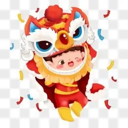 Tranh Tô Màu Múa Lân Dịp Tết 11