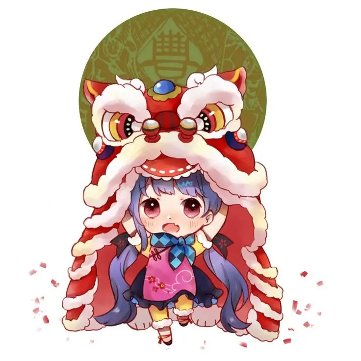 Tranh Tô Màu Múa Lân Dịp Tết 22