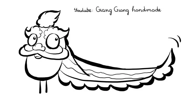 Tranh Tô Màu Múa Lân Dịp Tết 67