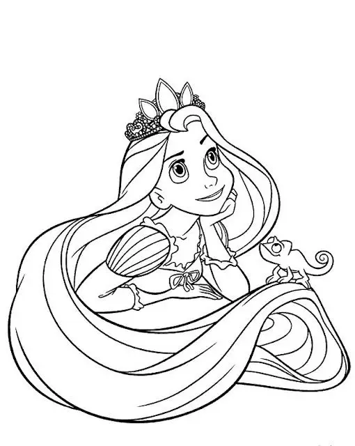 Tranh Tô Màu Nàng Tiên Cá Dành Cho Trẻ Em 40