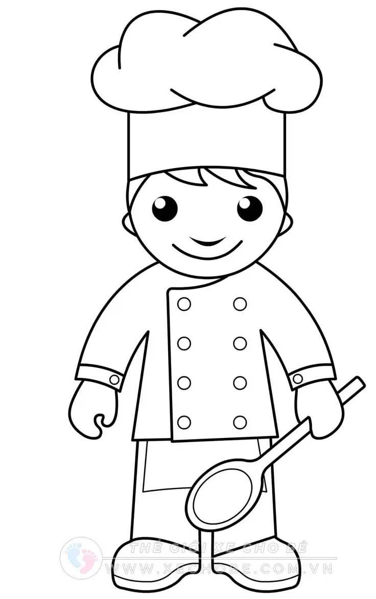 Tranh Tô Màu Nghề Nghiệp - Khám Phá Các Công Việc Hằng Ngày 1