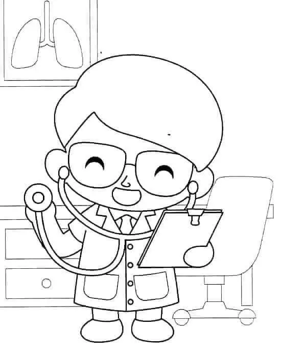 Tranh Tô Màu Nghề Nghiệp - Khám Phá Các Công Việc Hằng Ngày 3