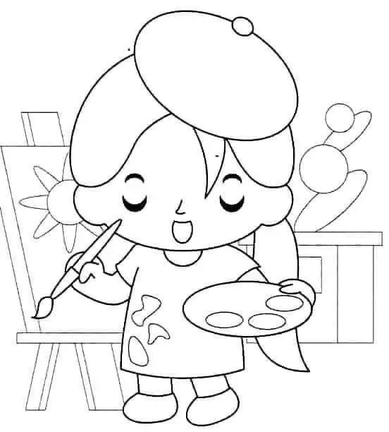 Tranh Tô Màu Nghề Nghiệp - Khám Phá Các Công Việc Hằng Ngày 6