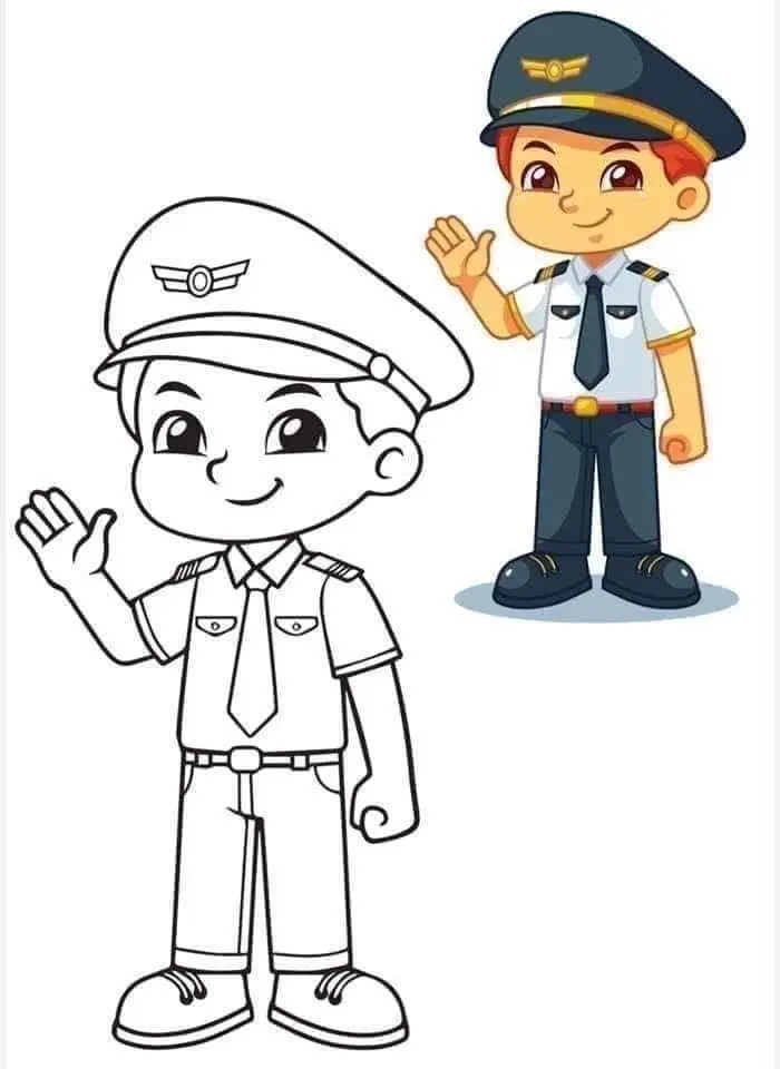 Tranh Tô Màu Nghề Nghiệp - Khám Phá Các Công Việc Hằng Ngày 13