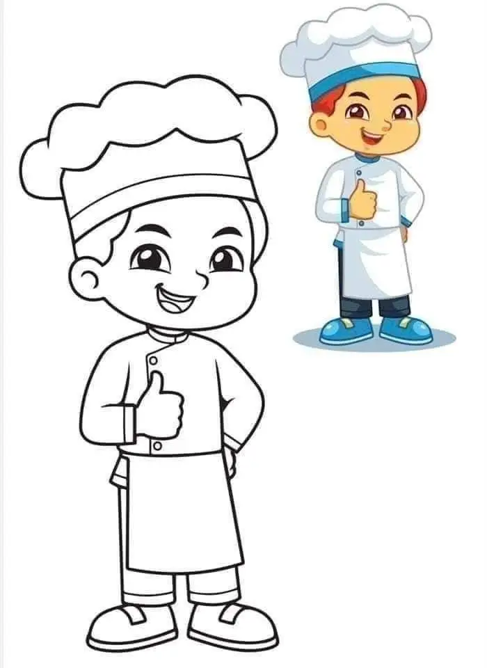 Tranh Tô Màu Nghề Nghiệp - Khám Phá Các Công Việc Hằng Ngày 15