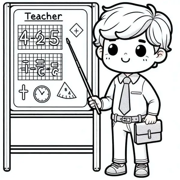 Tranh Tô Màu Nghề Nghiệp - Khám Phá Các Công Việc Hằng Ngày 25