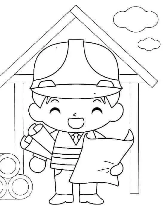 Tranh Tô Màu Nghề Nghiệp - Khám Phá Các Công Việc Hằng Ngày 33