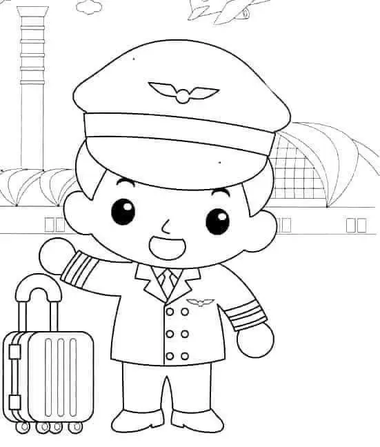 Tranh Tô Màu Nghề Nghiệp - Khám Phá Các Công Việc Hằng Ngày 40