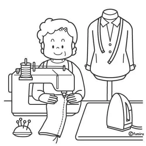 Tranh Tô Màu Nghề Nghiệp - Khám Phá Các Công Việc Hằng Ngày 49