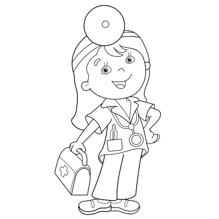 Tranh Tô Màu Nghề Nghiệp - Khám Phá Các Công Việc Hằng Ngày 60