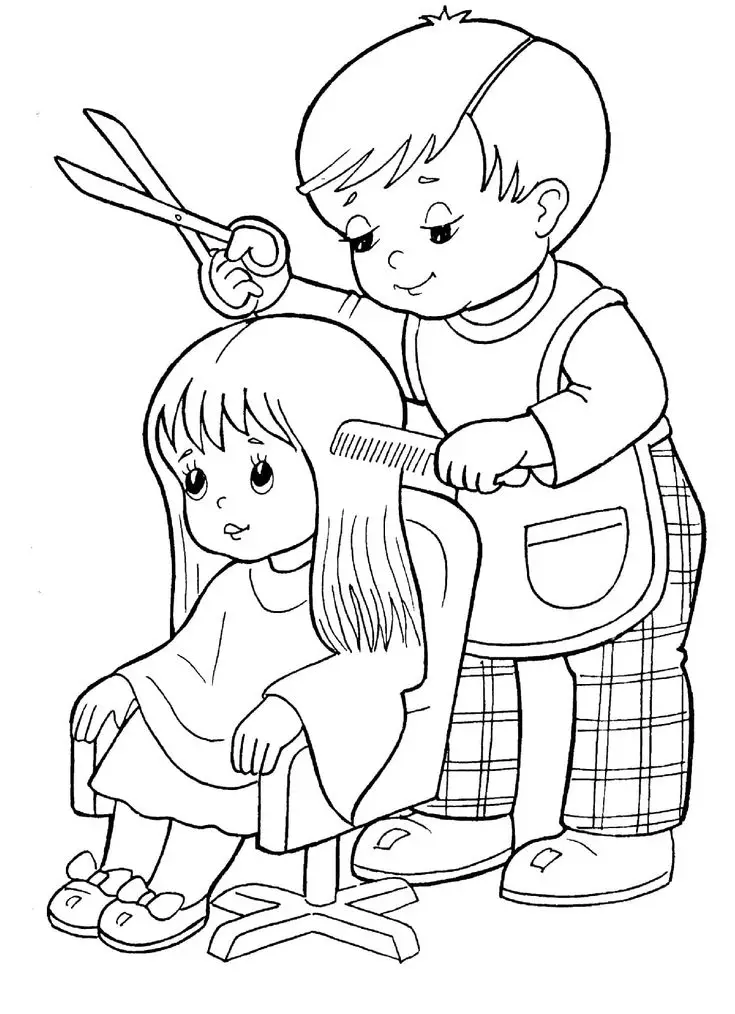 Tranh Tô Màu Nghề Nghiệp - Khám Phá Các Công Việc Hằng Ngày 67