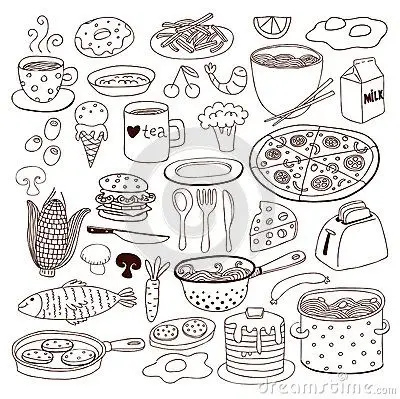 Tranh Tô Màu Đồ Ăn - Nghệ Thuật Tô Màu Ngon Miệng 19