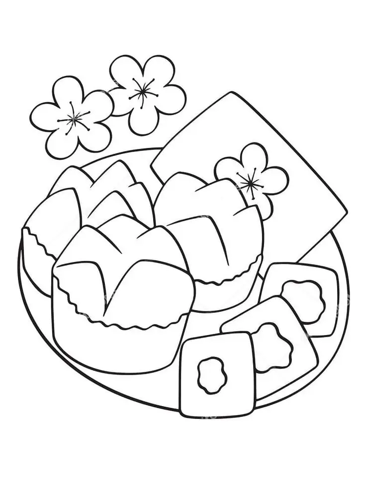 Tranh Tô Màu Đồ Ăn - Nghệ Thuật Tô Màu Ngon Miệng 23