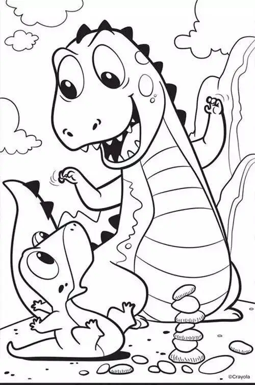 Tranh Tô Màu Động Vật Đáng Yêu 5