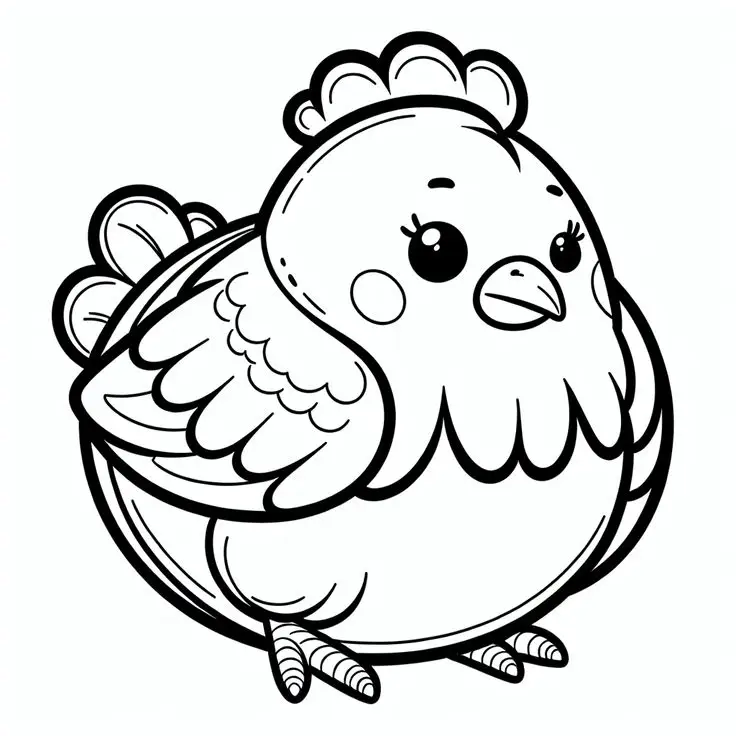 Tranh Tô Màu Động Vật Đáng Yêu 11