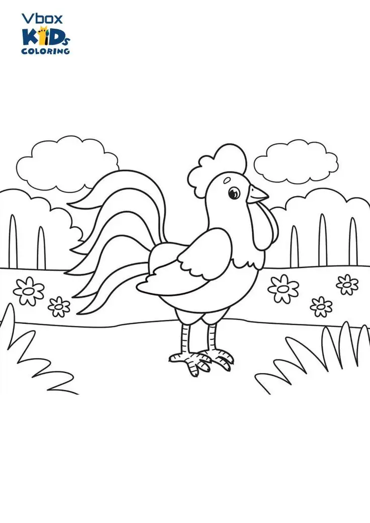 Tranh Tô Màu Động Vật Đáng Yêu 21