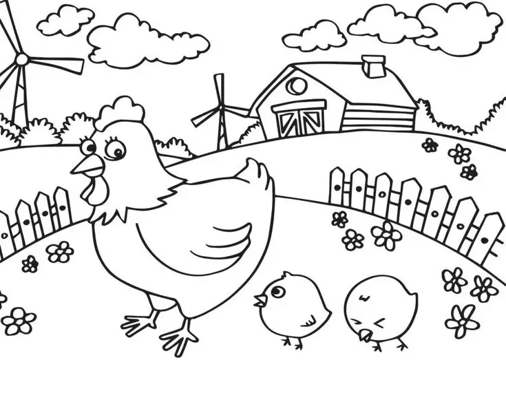 Tranh Tô Màu Động Vật Đáng Yêu 53