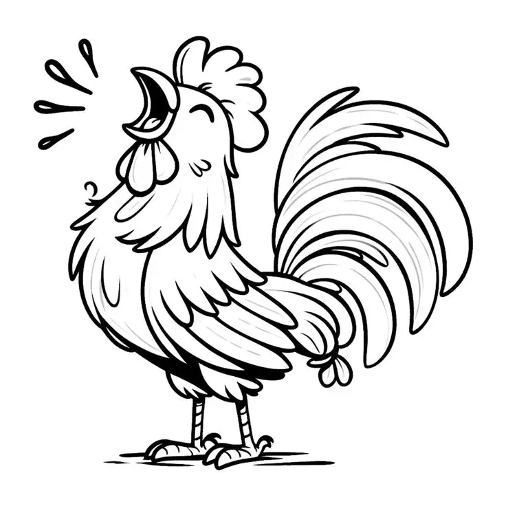 Tranh Tô Màu Động Vật Đáng Yêu 64