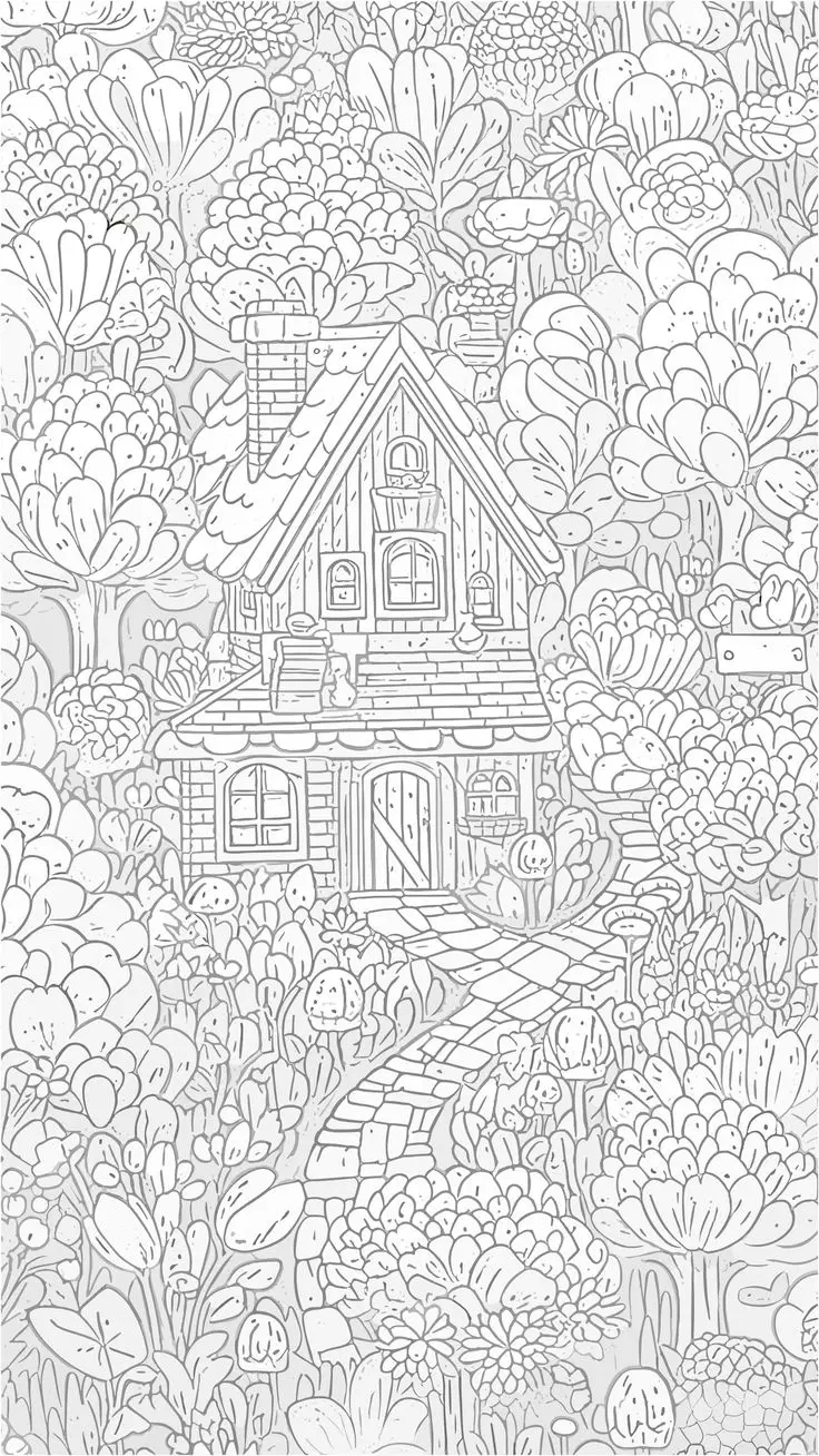 Tranh Tô Màu Phong Cảnh Giúp Giải Trí Cho Người Lớn 5