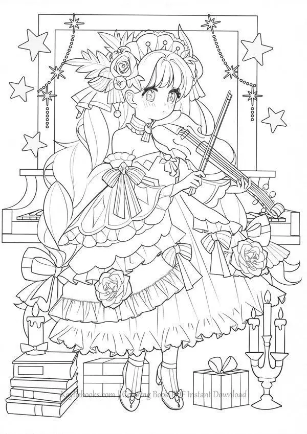 Tranh Tô Màu Phong Cảnh Giúp Giải Trí Cho Người Lớn 9